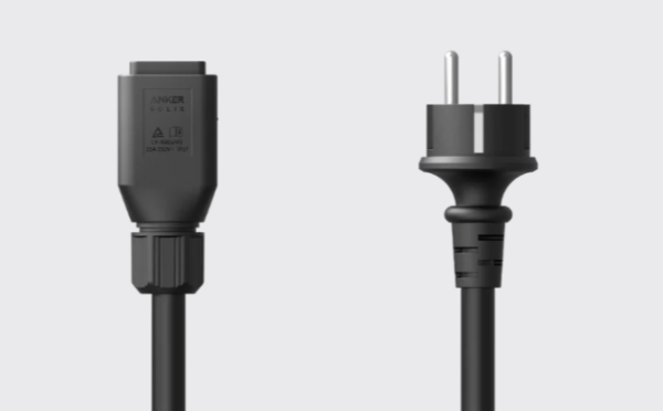 Anker AC kabel Schuko Anker Solix AC kabel Schuko 15 meter